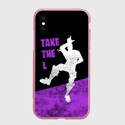 Чехол для iPhone XS Max матовый Fortnite: Take The L