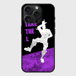 Чехол силиконовый для Apple iPhone 15 Pro матовый Fortnite: Take The L