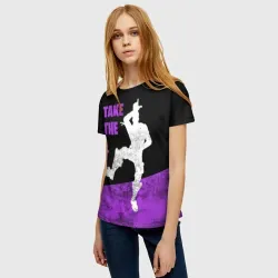 Женская футболка 3D Fortnite: Take The L - фото 2