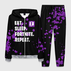 Мужской костюм 3D Eat Sleep Fortnite Repeat