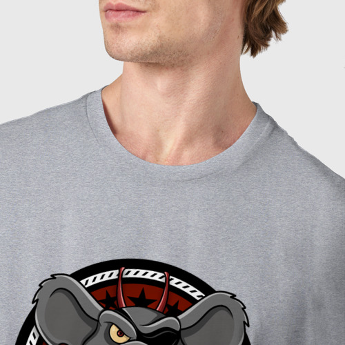 Мужская футболка хлопок Biker Mice from Mars - Modo, цвет меланж - фото 6