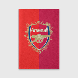 Обложка для паспорта матовая кожа FC Arsenal