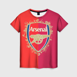 Женская футболка 3D FC Arsenal