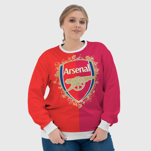 Женский свитшот 3D FC Arsenal, цвет 3D печать - фото 6