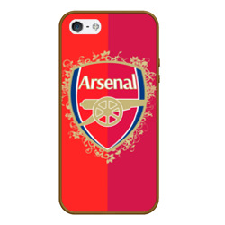 Чехол для iPhone 5/5S матовый FC Arsenal