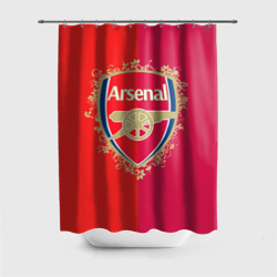 Штора 3D для ванной FC Arsenal