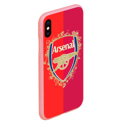 Чехол для iPhone XS Max матовый FC Arsenal - фото 2