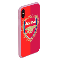 Чехол для iPhone XS Max матовый FC Arsenal - фото 2