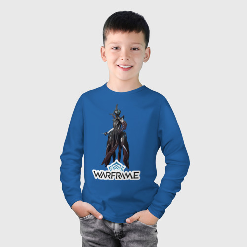 Детский лонгслив хлопок Equinox warframe, цвет синий - фото 3