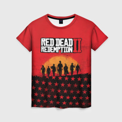 Женская футболка 3D Red Dead Redemption 2