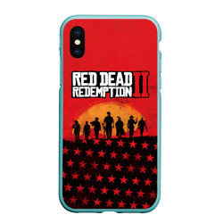 Чехол для iPhone XS Max матовый Red Dead Redemption 2