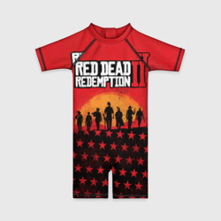 Детский купальный костюм 3D Red Dead Redemption 2