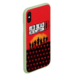 Чехол для iPhone XS Max матовый Red Dead Redemption 2 - фото 2