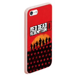 Чехол для iPhone 5/5S матовый Red Dead Redemption 2 - фото 2