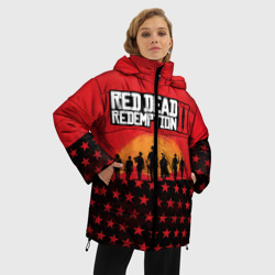 Женская зимняя куртка Oversize Red Dead Redemption 2 - фото 2