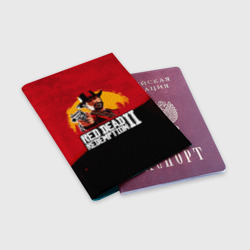 Обложка для паспорта матовая кожа Red Dead Redemption 2 - фото 2