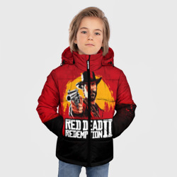 Зимняя куртка для мальчиков 3D Red Dead Redemption 2 - фото 2