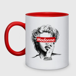 Кружка двухцветная Мадонна