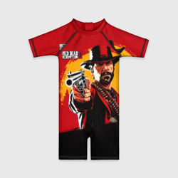 Детский купальный костюм 3D Red Dead Redemption 2