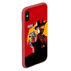 Чехол для iPhone XS Max матовый Red Dead Redemption 2 - фото 2