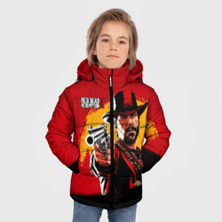 Зимняя куртка для мальчиков 3D Red Dead Redemption 2 - фото 2