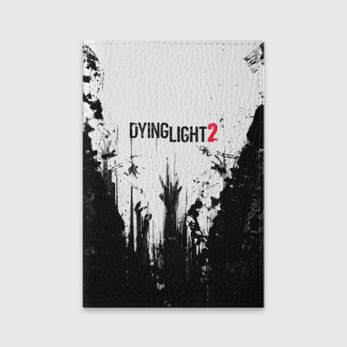 Обложка для паспорта матовая кожа Dying Light 2, цвет фиолетовый