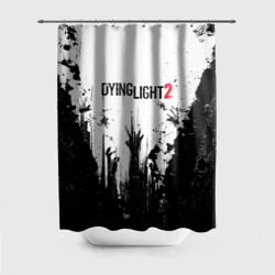Штора 3D для ванной Dying Light 2