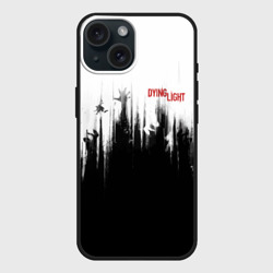 Чехол силиконовый для Apple iPhone 15 матовый Dying Light