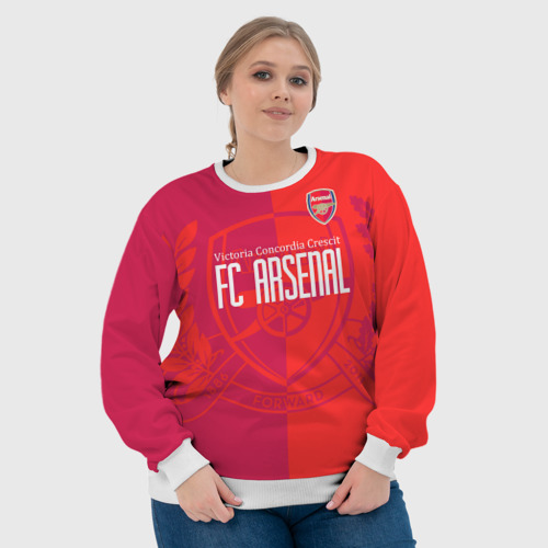 Женский свитшот 3D FC Arsenal, цвет 3D печать - фото 6