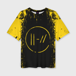 Женская футболка oversize 3D Twenty One pilots