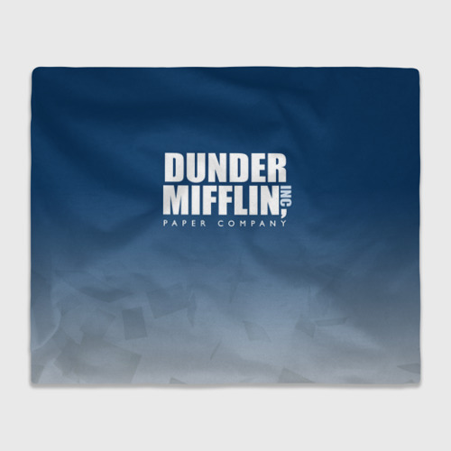 Плед 3D The Office: Dunder Mifflin, цвет 3D (велсофт)