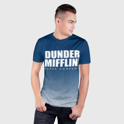 Мужская футболка 3D Slim The Office: Dunder Mifflin - фото 2