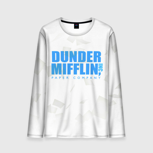 Мужской лонгслив 3D Dunder Mifflin The Office, цвет 3D печать