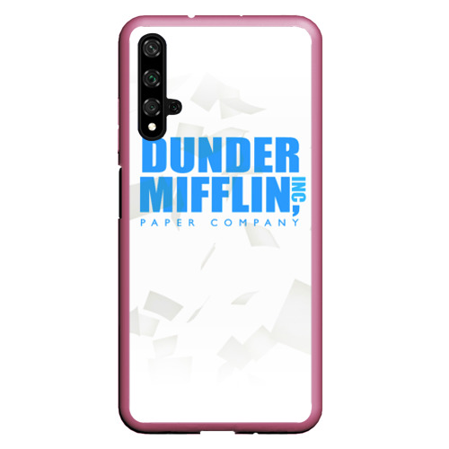 Чехол для Honor 20 Dunder Mifflin The Office, цвет малиновый