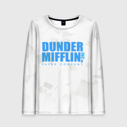 Женский лонгслив 3D Dunder Mifflin The Office