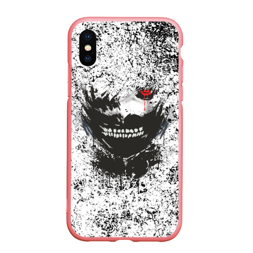 Чехол для iPhone XS Max матовый Kaneki Ken Tokyo Ghoul #2, цвет баблгам