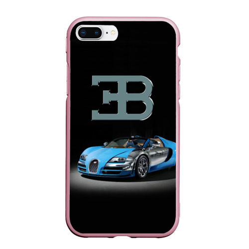 Чехол для iPhone 7Plus/8 Plus матовый Bugatti, цвет розовый