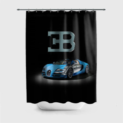 Штора 3D для ванной Bugatti