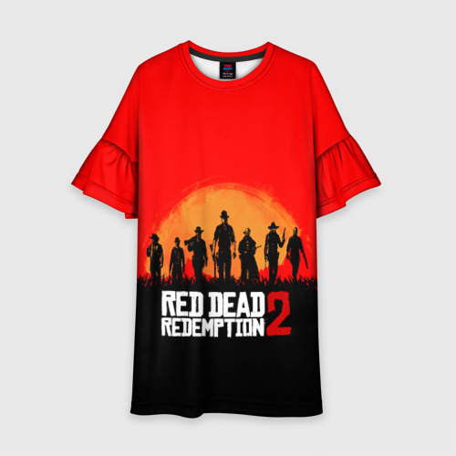 Детское платье 3D Red Dead Redemption, цвет 3D печать