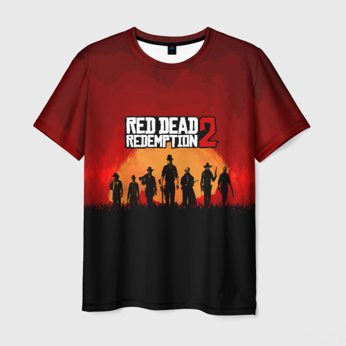Мужская футболка 3D RDR 2 Фото 01 Мужская футболка 3D RDR 2 Фото 01