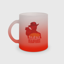 Кружка матовая стеклянная Red Dead Redemption 2
