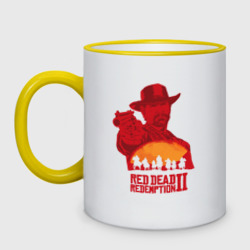 Кружка двухцветная Red Dead Redemption 2