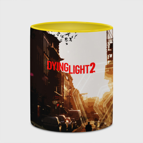 Кружка с полной запечаткой Dying light, цвет белый + желтый - фото 4