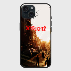 Чехол силиконовый для Apple iPhone 15 матовый Dying light