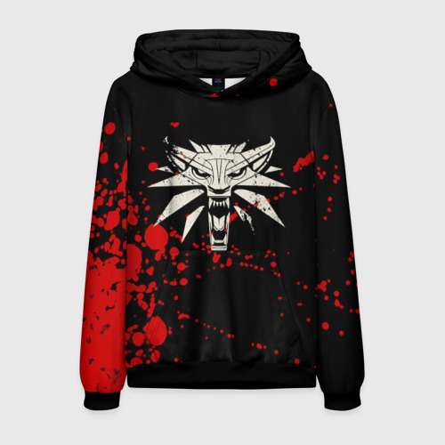 Мужская толстовка 3D The Witcher Blood Фото 01 Мужская толстовка 3D The Witcher Blood Фото 01