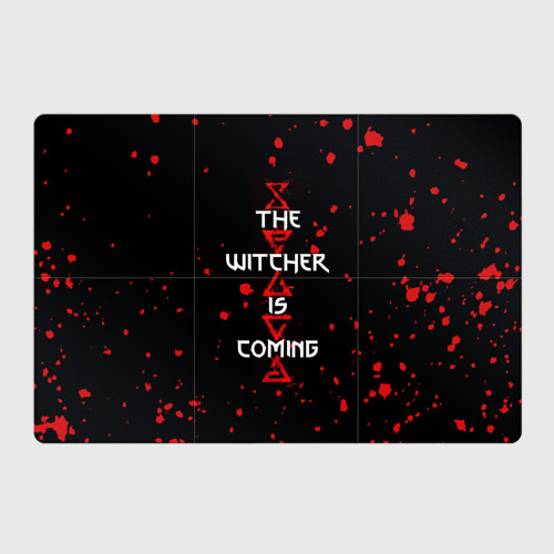 Магнитный плакат 3Х2 The Witcher Is Coming