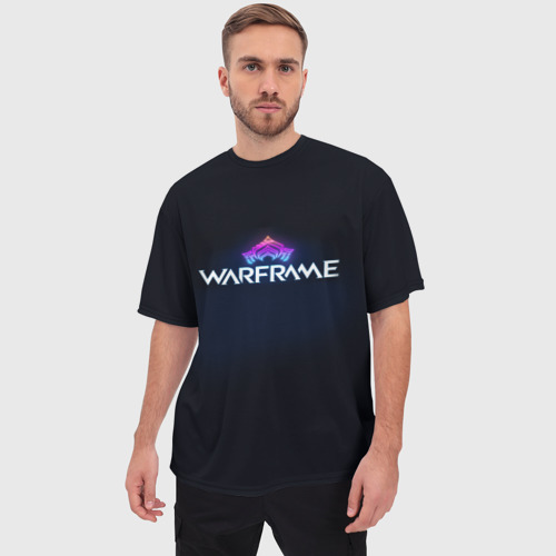 Мужская футболка oversize 3D Warframe, цвет 3D печать - фото 3