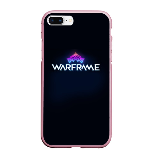 Чехол для iPhone 7Plus/8 Plus матовый Warframe, цвет розовый