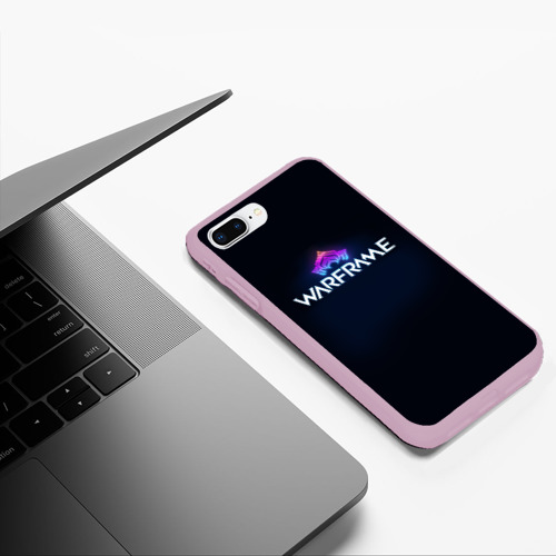 Чехол для iPhone 7Plus/8 Plus матовый Warframe, цвет розовый - фото 5