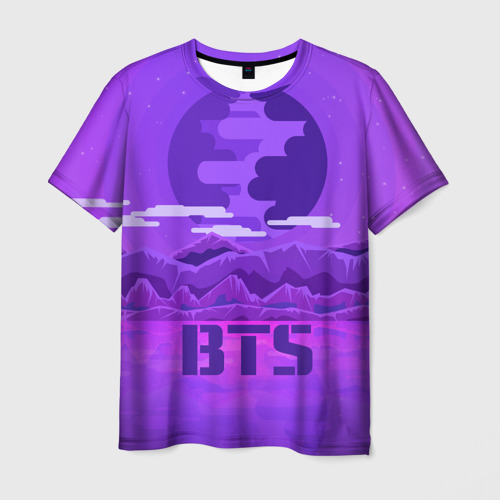 Мужская футболка 3D BTS band, цвет 3D печать